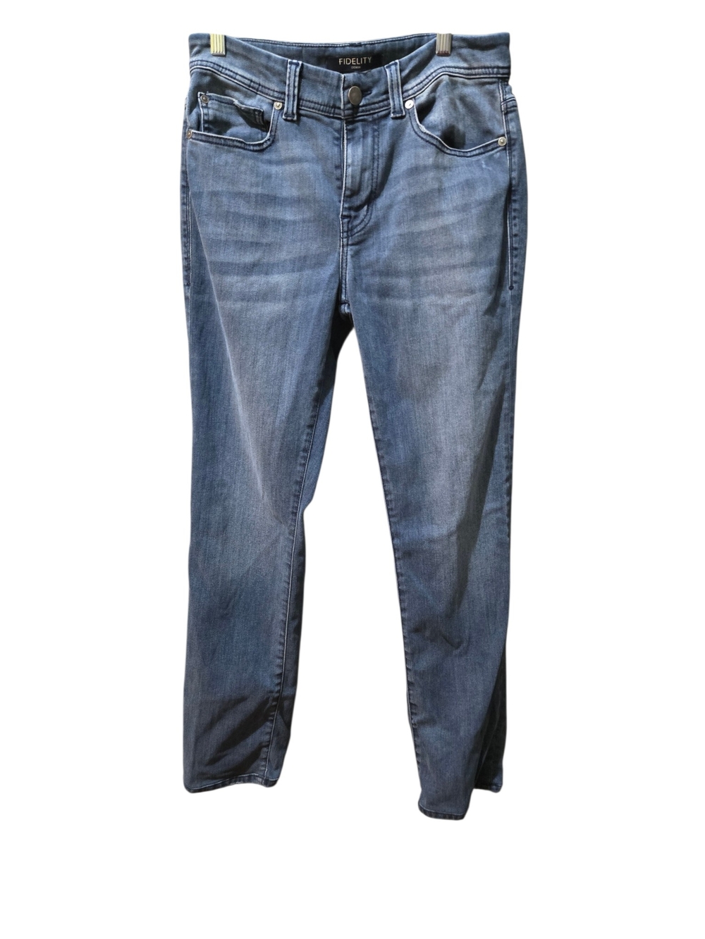 Fidelity Jimmy Jeans Men's 30 Slim Straight Stretch Blue Premium Denim